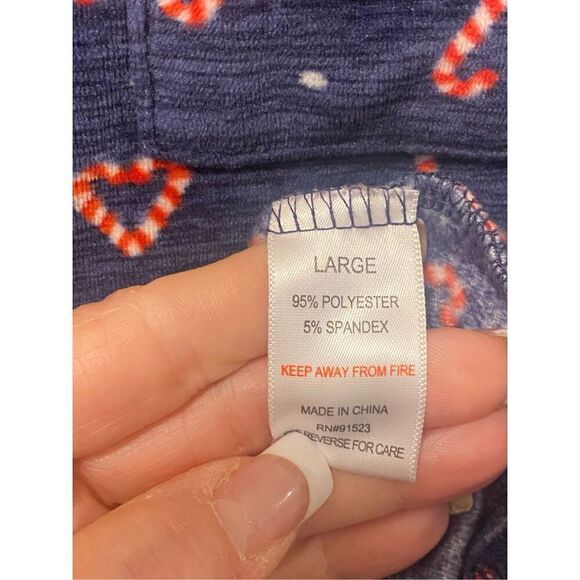 Jaclyn Intimates Pajamas Sz. L Christmas Soft & Cozy 2 Pcs - Picture 9 of 10